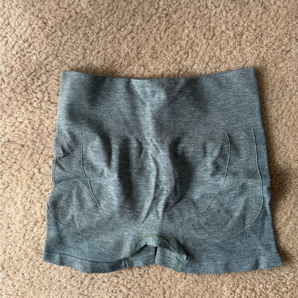 Green Women's Biker Shorts Booty Sculpting
